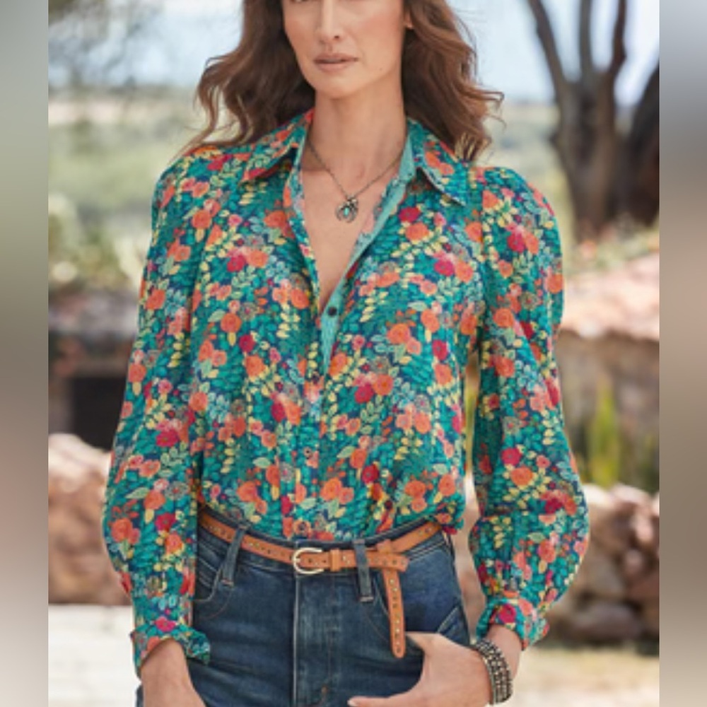 NWOT Sundance New Castle Bloom Shirt.